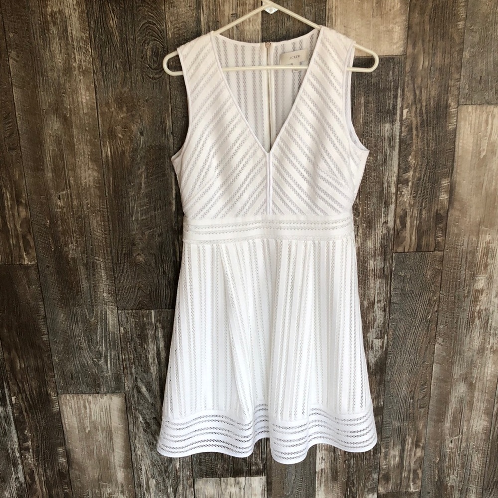 J. Crew white dress
